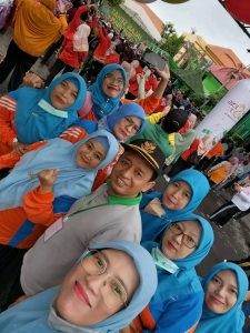 Jalan sehat bersama Kasi Pendma Kemenag Kota Surabaya