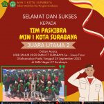 Paskibra MIN 1 Kota Surabaya Berprestasi Pada LKBB JANUR 2023 Se-Jatim