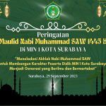 Peringatan Maulid Nabi Muhammad SAW 1445 H di MIN 1 Kota Surabaya