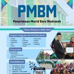 PMBM (PENERIMAAN MURID BARU MADRASAH) TAHUM PELAJARAN 2026/2027